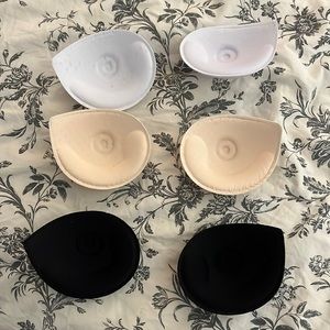 Pushup bra pad inserts (3pk)